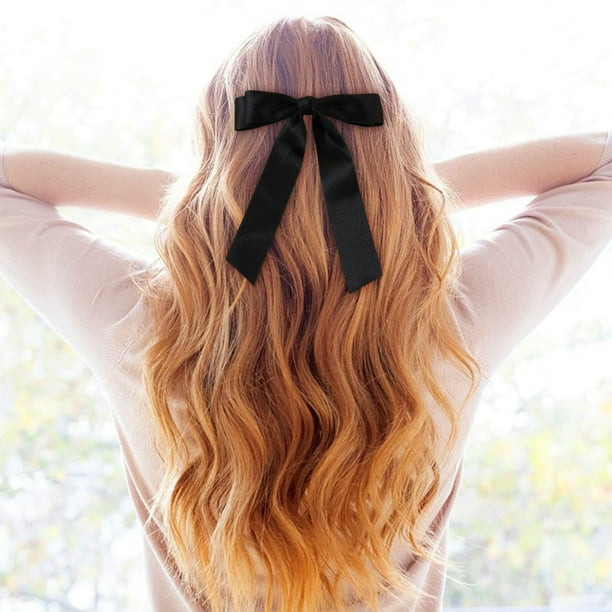 Pisexur Belleza Maquillaje Lazos para el cabello, pinzas para el cabello, lazos navideños, pinzas para el cabello para mujer, lazo crema, lazo beige, pinzas para el cabellopara mujeres y hombres