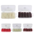 thumbnail image 4 of Toystoory Lombriz de tierra simulada, gusano blanco rojo, señuelos blandos, anzuelos de pesca, cebos falsos de silicona Pescar rojo 2cm, 4 of 6