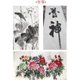 thumbnail image 6 of Chinese Japanese Calligraphy Xuan Paper, Rice Paper Sumi Calligraphy Paper for Calligraphy Brush Ink Writing, Painting Without Grids 100 Sheets/Bag,13.4X 26.7inch, Sheng (Raw) Xuan, 6 of 7
