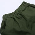 thumbnail image 5 of Cargo Pants For Boys Girls Casual High Waisted Loose Fit Activewear Sweatpants with Pockets Solid Color Kid Fashion Winter Streetwear,Z5-Green,14-15 Years, 5 of 6