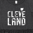 thumbnail image 4 of Inktastic Cleveland, Ohio Distressed Font Girls Toddler Dress, 4 of 5