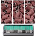thumbnail image 1 of Byootique 300x Nail Drill Sanding Bands 80 120 180 & 30x Bits Nail Drill File Use Art, 1 of 10