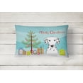 thumbnail image 2 of Carolines Treasures BB1582PW1216 Christmas Tree & Dalmatian Fabric Decorative Pillow, 2 of 3