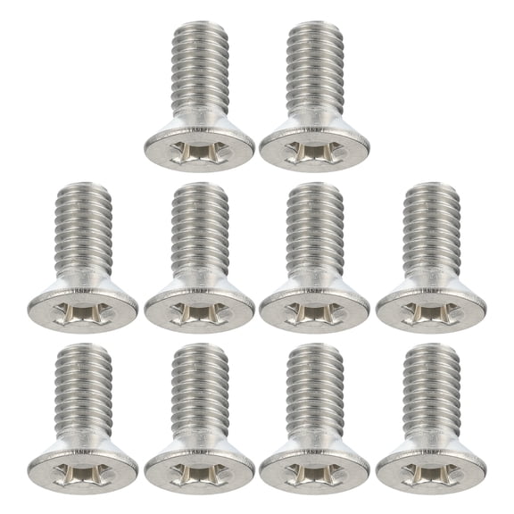 Unique Bargains 10pcs Brake Disc Rotor Screws Front Rear Retaining Hardware Bolts Kit 93600-06014-0H for Honda CRX