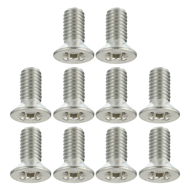 Unique Bargains 10pcs Brake Disc Rotor Screws Front Rear Retaining Hardware Bolts Kit 93600-06014-0H for Honda CRX