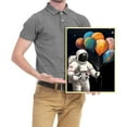 thumbnail image 4 of Creowell Framed Astronaut Wall Art Spaceman Canvas Posters Creative Explore Planet in Book Space Themed Wall Decor Pictures Prints for Kids Room Bedroom Decoration Ready To Hang 12x16in/16x20in, 4 of 4