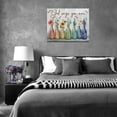 thumbnail image 6 of Farmhouse Flower Wall Art Rustic Christian Floral Pictures Wall Decor Country Religious Painting Bible Verse Canvas God Says You Are Prints Modern Framed Home Bedroom Bathroom Decoration 16"x12", 6 of 6