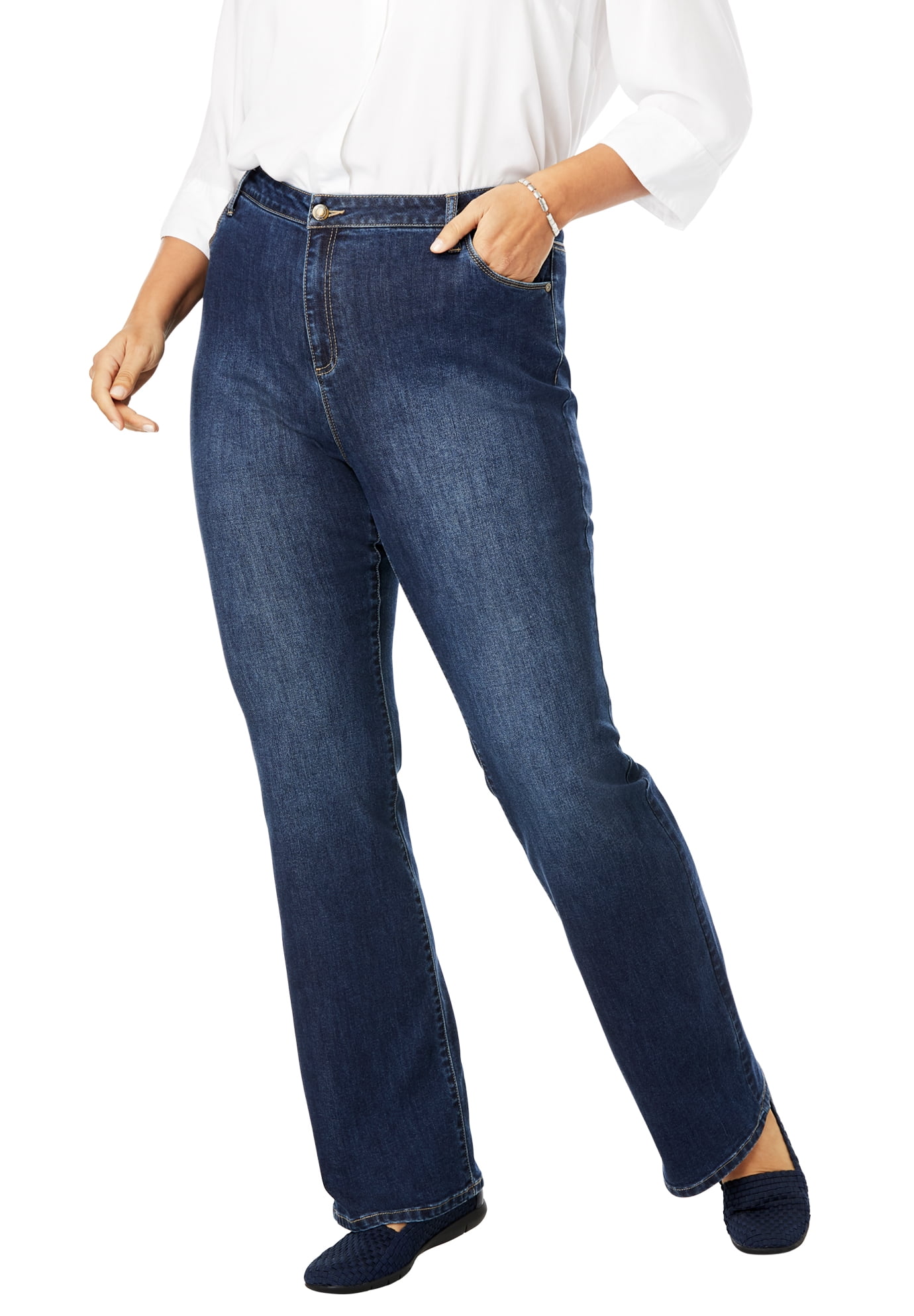 walmart plus size bootcut jeans