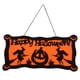 thumbnail image 2 of Happy Halloween Banner, Halloween Sign Rectangular Decorative Festive Ambience  For Bedroom For Coffee Bar ANGGREK G 8030 Calabaza, 2 of 8