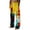 Yellow, variant on JLFKNG Mens Casual Pants Tie Dye Printed Breathable Loose Fit Trousers With Side Pockets Straight Leg Suitable For Sports