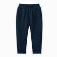 thumbnail image 4 of Gibobby Boys Pants Toddler Pants Sweatpants 2T 3T 4T 5T 6T 7T Boys Soft Joggers Athletic Pull On Sweat Pants With Pockets For Kids Clothes Boys Athletic Pants(2-3 Years,Dark Blue), 4 of 4