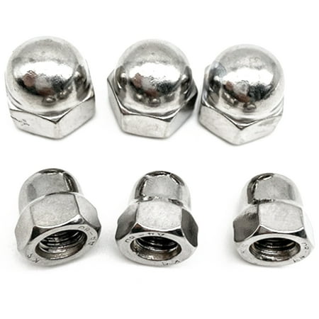 

20Pcs M8 304 Stainless Steel Small Half Ball Nut Head Nuts Insert Nutsert Cap Screw Cap