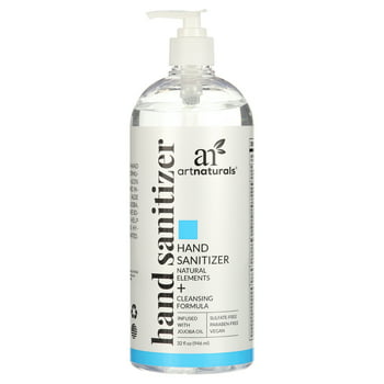 Artnaturals Hand Sanitizer, Infused with Aloe vera Gel, Jojoba Oil &  E, Unscented, 32 oz