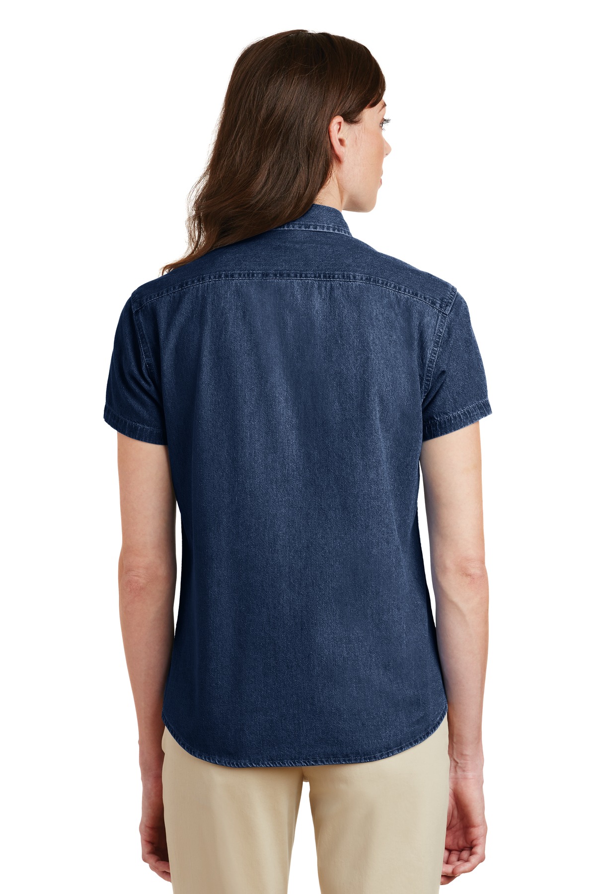 Port & Company Short Sleeve Value Denim Shirt (LSP11) Ink Blue, 4XL - image 2 of 2