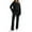 Black, variant on Fuzzy Fleece Lounge Sets for Women 2 Piece Pajama Set Long Sleeve Loungewear Wide Leg Pants Outfits S-XL