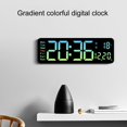 thumbnail image 3 of WINDLAND Electronic Clock Simple Multifunctional Clock Rectangular Large LED Display Date Week Temperature Humidity Alarm Clock, 3 of 18