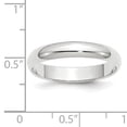 thumbnail image 3 of 14K White Gold 4mm Half-Round Band, 3 of 3