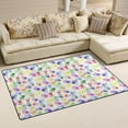 thumbnail image 2 of Dreamtimes Lightweight Non Slip Carpet Mats 60 x 39 inch (5'x 3'3"), Area Soft Rugs Floor Mat Rug Decoration for Kids Room Living Room Childish Hands Print, 2 of 6