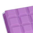 thumbnail image 4 of Molde de silicona rectangular para cubitos de hielo con tapa, 15 compartimentos, para cocina y panadería, color morado., 4 of 8