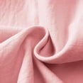 thumbnail image 2 of Cethrio Girls Cotton Linen Dresses, Princess Mid-length Flutter Sleeve Casual Birthday Dresses Pink Size 6-7T, 2 of 5