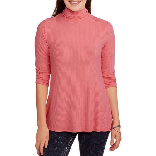 Faded Glory Ls Rib Knit Turtleneck 