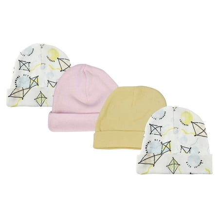 

Baby Girls Caps (Pack of 4)