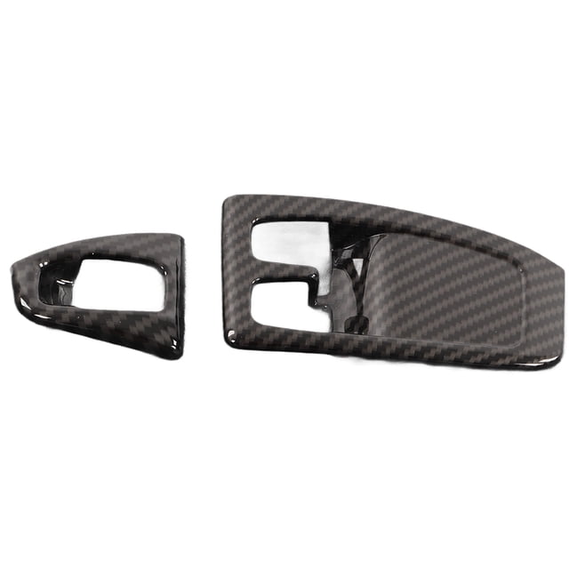 Reemplazo de estilo de fibra de carbono para cubierta de Panel de interruptores de control de elevación de ventana para Smart Fortwo W451 Facelift 2011-2014