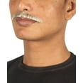 thumbnail image 2 of Men's Painter Brush Style Moustache Set | Gray Cosplay Facial Hair, 2 of 3
