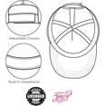 thumbnail image 5 of Nickelodeon Girls Baseball Cap, JoJo Siwa Adjustable Kids Hat For Ages 4-7, 5 of 6