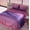 Pink_Blue, variant on Dream Living Premium King Size Ombre Bedsheet - Twilight Blue Black Fire Gradient, Soft Finish with 2 Matching Pillow Covers