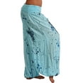 thumbnail image 2 of LilyLLL Plus Size S-5XL Womens Boho Floral Baggy Wide Leg Hippie Casual Harem Pants, 2 of 3
