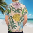thumbnail image 6 of High Quality Hawaiian Shirts for Men Short Sleeve Aloha Beach Shirt Floral Summer Casual Button Down Shirts Blouses FCEXAP, 6 of 7
