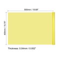 thumbnail image 2 of Uxcell 40x50cm Gel Color Filter Paper Film Yellow for Photo Studio, 2 of 5