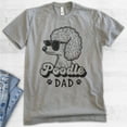 thumbnail image 2 of Poodle Dad T-shirt, Unisex Men's Shirt, Standard Poodle Owner, Best Dog Dad Gift, Dark Heather Gray, X-Small, 2 of 6
