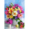 thumbnail image 2 of Kit Mosaico Punto Cruz Cgtredaw Flores Colores Con Taladro DIY 5D, 2 of 9