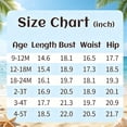 thumbnail image 7 of MAMAMI Toddler Baby Girls Swimsuit Summer Sleeveless Cute One-Piece Bathing Suit for Girls, 7 of 7