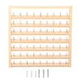 thumbnail image 3 of Soporte de hilo de madera, estante para hilos, soporte de carrete duradero montado en la pared para accesorios, oficina, sala de estar, uso doméstico,, 3 of 9