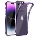 thumbnail image 2 of Funda transparente de lujo para iPhone, carcasa trasera de silicona suave, cuadrada, para modelos 14, 13, 12, 11 Pro Max, Mini, X, XR, XS, Max, 8, 7 Plus, 2 of 4