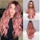 thumbnail image 1 of Peluca de pelo largo y rizado de color rosa, estilo europeo y americano, pelucas femeninas, peluca multifuncional, 1 of 1