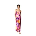 thumbnail image 2 of Silky Watercolor Bias-Cut Maxi Dress, 2 of 6