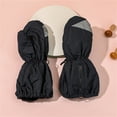 thumbnail image 2 of QTSHPN Winters Warm Gloves Kids Winter Ski Mittens Insulated Warm Boys Girls Cold Weather Outdoor Activities Fashion Mittens for Women Dark Blue 2-4 Yaers, 2 of 5