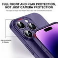 thumbnail image 5 of Compatible with Apple iPhone 13 Pro Case, Luxury Ultra Slim Shockproof Lightweight Anti-scratch Hard PC Protection Anti-drop Phone Case Cover for iPhone 13 Pro 6.1 inch, Red, 5 of 10