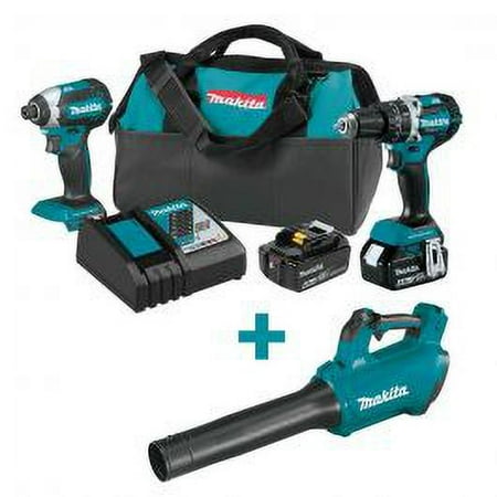 1 Kit, Makita Xt269M 18V Lxt Brushless Cordless 2 Pc Combo Kit (4.0Ah) + 18V Blower