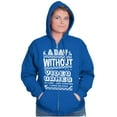 thumbnail image 3 of A Day Without Video Games Zip Up Hoodie Men's Women's Brisco Brands S, 3 of 6