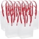 thumbnail image 1 of KAKOWELY 10 bolsas de plástico transparente esmeriladas para regalos de fiesta, recuerdos de boda, 1 of 5
