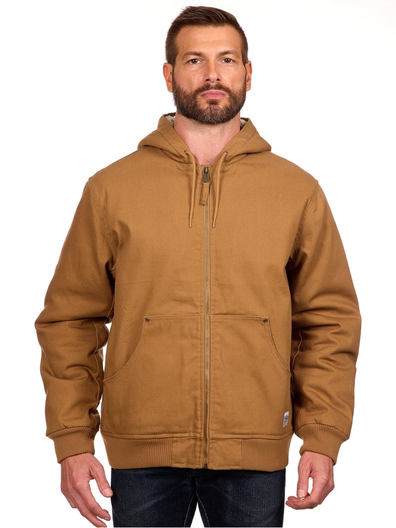 Bass Creek Outfitters Men's Duck Canvas Sherpa Lined Jacket, Sizes