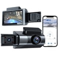 thumbnail image 1 of Hxlamzoo Dash Cam 1080p Full HD, 2 Lens Car Dvr 1080p 3" IPS Dashboard Camera Recorder, Dash Cam for Cars, Video Recorder Rear View Camera for Vehicle Parking Car Assecories, 1 of 9