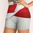 thumbnail image 5 of Funky Little Red Building Women's skirt With Hide Pocket Tennis Skirt Golf Skirts Badminton Skirts Running skirts Building, 5 of 7