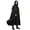 Black, variant on ZPQMNB Medieval Hooded Cloak Cape for Men, Gothic Layered Shawl Collar Long Cape for Wizard Vampire Halloween Cosplay,Blue