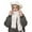 Yellow, variant on Women's Cartoon Cute Bear Hat Scarf Autumn Lightweight Warm Comfortable Ear Surround Connect Hat Gloves Scarf